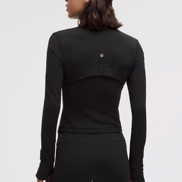 lululemon Define Cropped Jacket Nulu in Black/Gold/Gold Sz 4 NWT $128R - Picture 2 of 11